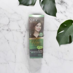 Quick Shine Hair Color Shampoo Gel Dark Brown (200ml)
