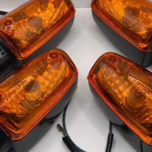 Pack of 4 Original 70cc Bike Indicators | Compatible with 2013 & Newer Models | Motorcycle Turn Signal Lights