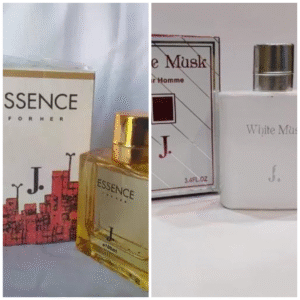 Pack of 2 – White Musk & J. Essence Eau De Parfum for Men | Long Lasting Fragrance | Premium 100ML Perfumes Gift Set