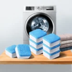 Washing Machine Cleaning Tablets – Deep Cleaner for Drum & Tub – 12 Effervescent Tablets for Front & Top Load Washers