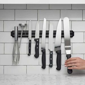 33cm Wall-Mounted Magnetic Knife Holder – Strong Magnetic Strip for Kitchen Knives & Tools