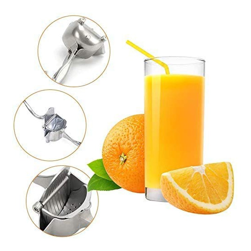Heavy Duty Manual Press Juicer – Professional Handheld Fruit & Citrus Juice Extractor for Kitchen & Bar