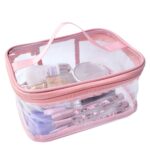 Makeup Cosmetic Clear Bag – Portable Transparent Travel Storage
