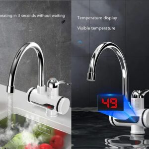 Faucet Instant Electric Hot Water Heater – Fast Heating Tap for Kitchen & Bathroom | Digital Display, Energy Efficient & Easy to Install