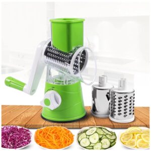 Tabletop Drum Grater – Manual Vegetable Cutter, Slicer & Grater | Multi-Functional Kitchen Tool (Random Color)