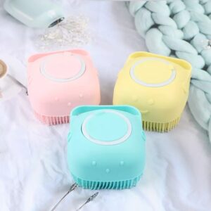Mini Bath Brush with Storage Box – Soft Body Scrubber for Travel & Home – Random Color – Portable Shower Exfoliating Brush