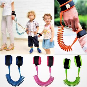 Anti-Lost Wrist Link for Toddlers – Child Safety Harness Strap Rope Leash for Kids – Adjustable Walking Hand Belt