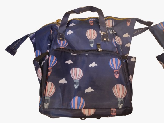 Multi-Function Waterproof Diaper Bag Backpack – Large Capacity Mummy Travel Baby Bag with USB Port & Stroller Straps