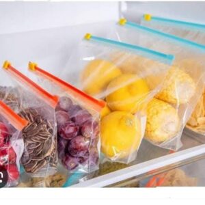 Reusable Food Storage Slider Zipper Bags – Freezer Safe, Heat Resistant, Fresh-Keeping & Leak-Proof Kitchen Bags