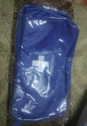 Medical First Aid Kit Pouch Empty Bag Emergency Medicine Storage Organizer Bag First Aid Kit (Workplace, Home, Sports ) (Random Color) - Image 2