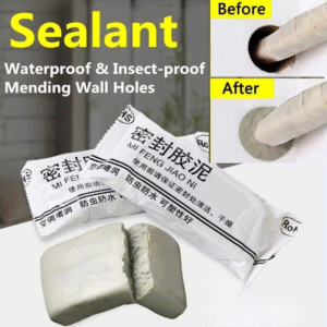 Wall Hole Sealant Clay – Strong Adhesive Repair Mud for AC Pipe, Wall Cracks & Gaps | Fireproof DIY Hole Filler (1 Pc)