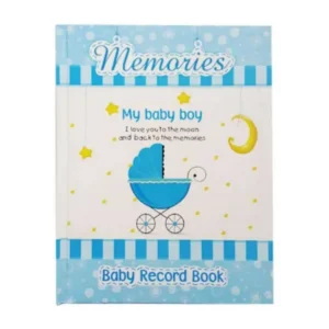 Memories Baby Record Book – My Baby Boy | Keepsake Journal for Newborn Memories, Milestones & Photos
