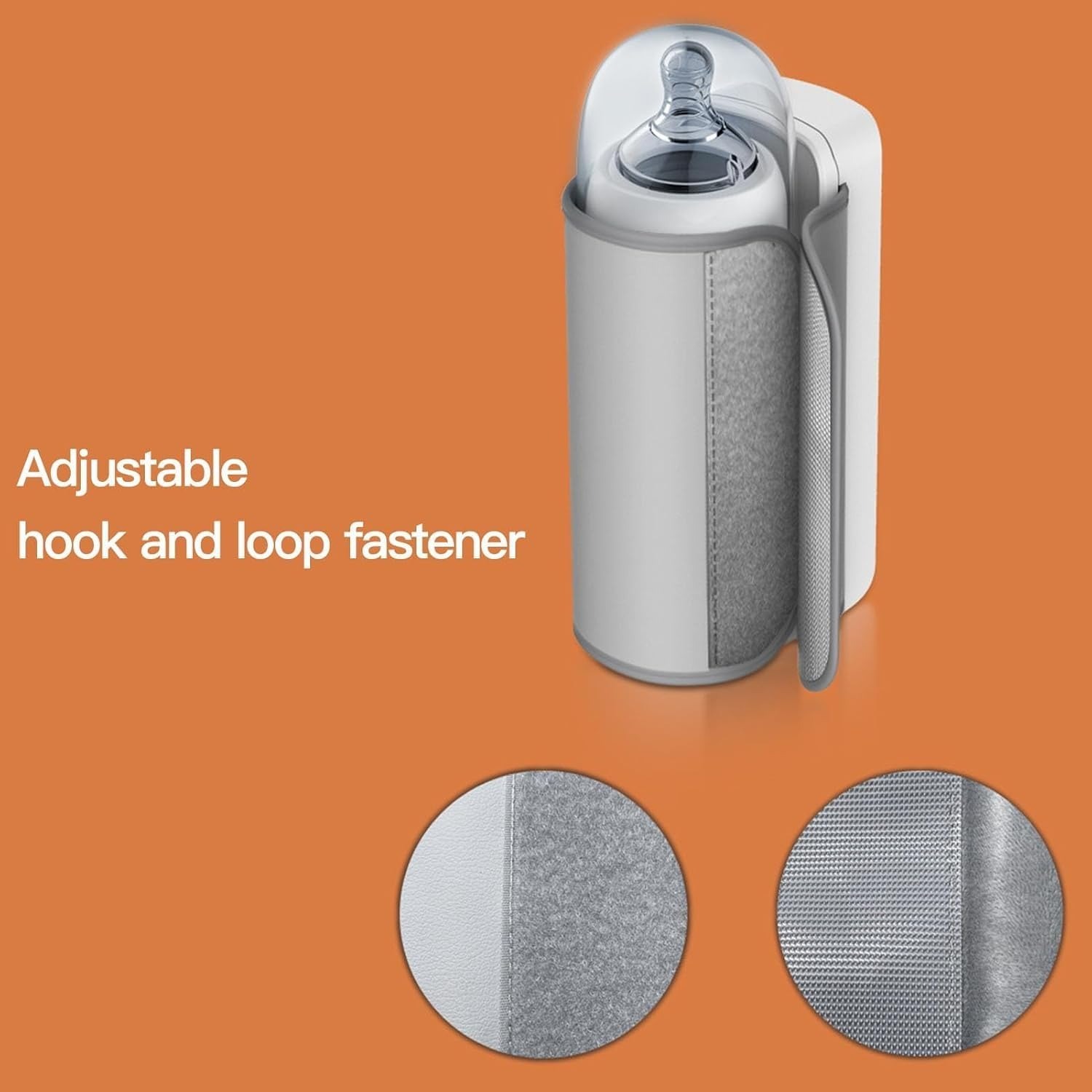 Portable Rechargeable Baby Bottle Warmer | Fast 1-Min Heating, USB Powered, 6 Temperature Levels – Mini & Travel-Friendly Milk Heater for Babies - Image 3