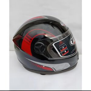 Tech Helmet for All Bikes – Black | Strong Protection, Stylish Modern Design & Comfortable Fit