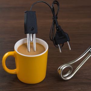 Mini Electric Portable Heating Rod For Instant Water Heating | Compact Travel Immersion Heater For Home, Office, And Outdoor Use