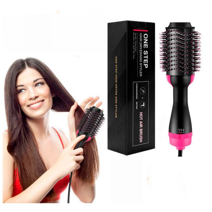 One Step 2-in-1 Hair Dryer & Volumizing Brush | Fast Drying, Straightening & Curling Hot Air Brush | Ionic Hair Styler for Smooth, Shiny & Frizz-Free Hair - Image 5