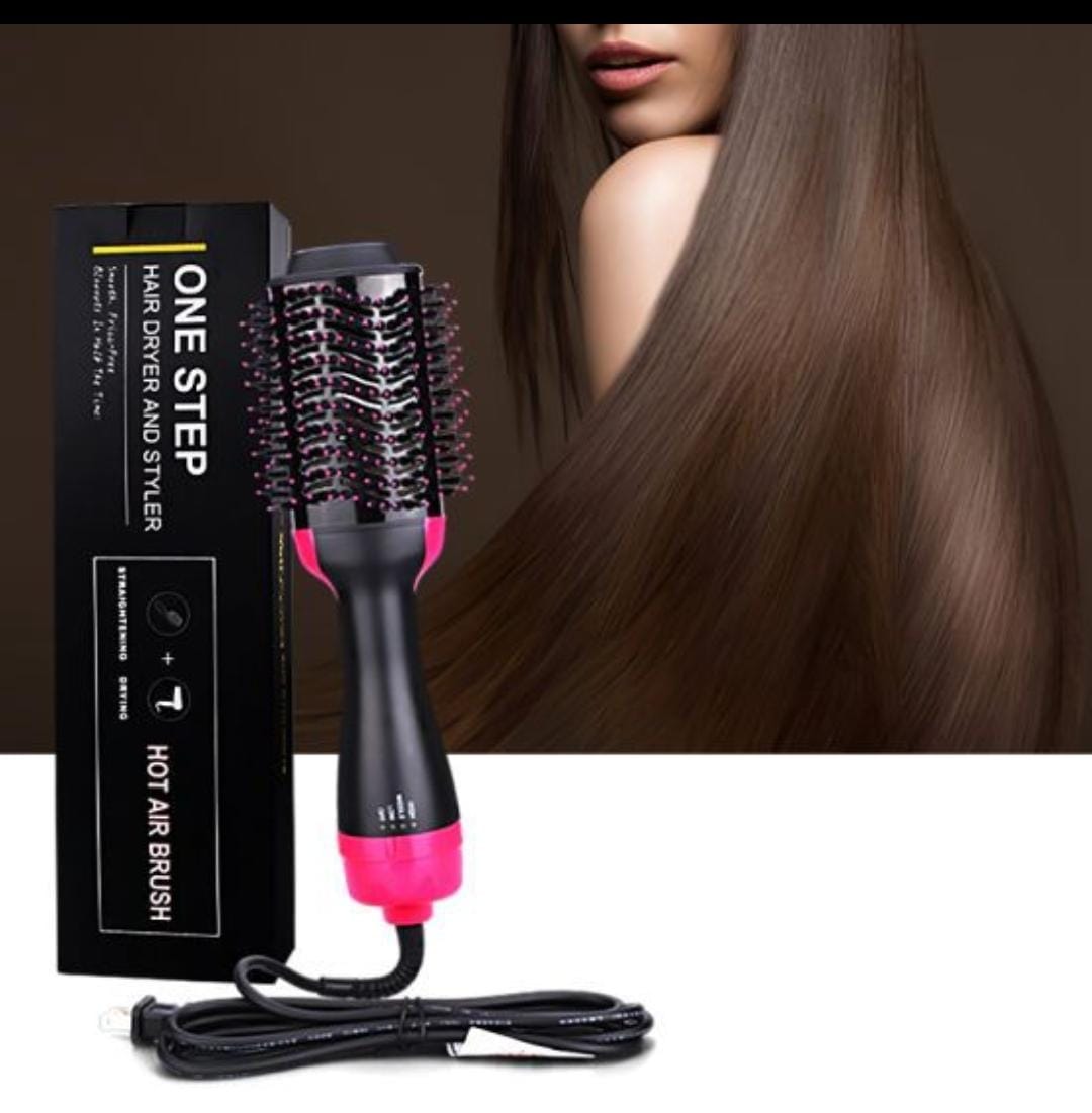 One Step 2-in-1 Hair Dryer & Volumizing Brush | Fast Drying, Straightening & Curling Hot Air Brush | Ionic Hair Styler for Smooth, Shiny & Frizz-Free Hair - Image 7