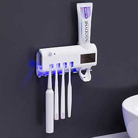 Automatic Toothbrush Sterilizer | UV Sanitizer & Wall-Mounted Holder for Hygienic Oral Care - Image 2