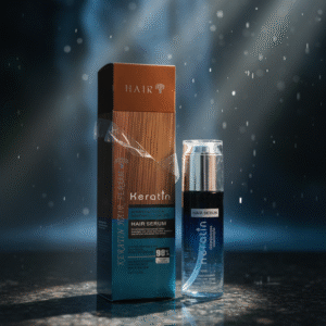 Keratin Hair Serum 80ml – Deep Moisturizing, Frizz Control & Shine-Boosting Leave-In Treatment for Dry, Damaged & Rough Hair