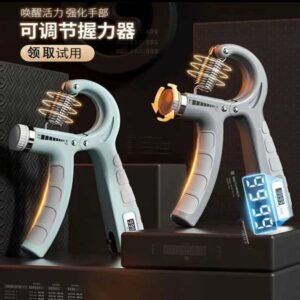 Histro Pack of 2 Hand Grip Strengthener | Adjustable Resistance 10–130 Lbs (5–60kg) | Forearm, Wrist & Finger Exerciser for Fitness & Muscle Recovery (ODS)