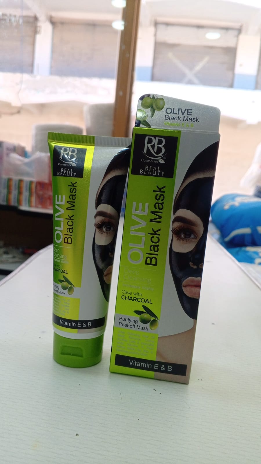 Detox Your Pores in 15 Minutes! ⚫ RB Cosmetics Olive & Charcoal Black Peel‑Off Mask – Deep Cleansing, Blackhead Removal & Skin Purifying Care - Image 2