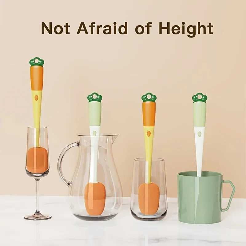 Reach Every Corner, Clean Everything! 🧽 3-in-1 Cleaning Brush – Long Handle Cup, Bottle & Glass Scrubber for Lazy & Deep Cleaning - Image 4