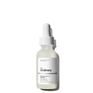 The Ordinary Salicylic Acid 2% Solution, a water-based serum designed for blemish-prone and oily skin.30ML-Imported Quality