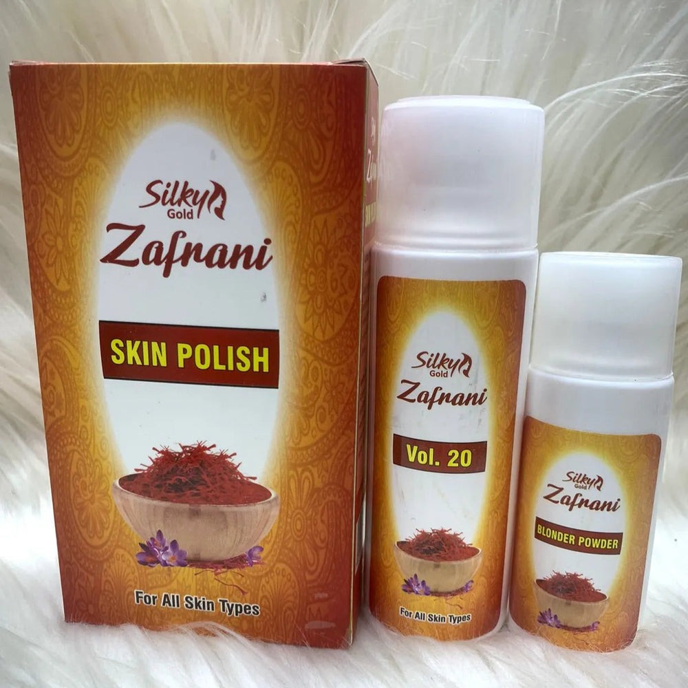 Silky Zafrani Skin Polisher & Activator Pack | Exfoliating & Radiance Boosting Duo - Image 3