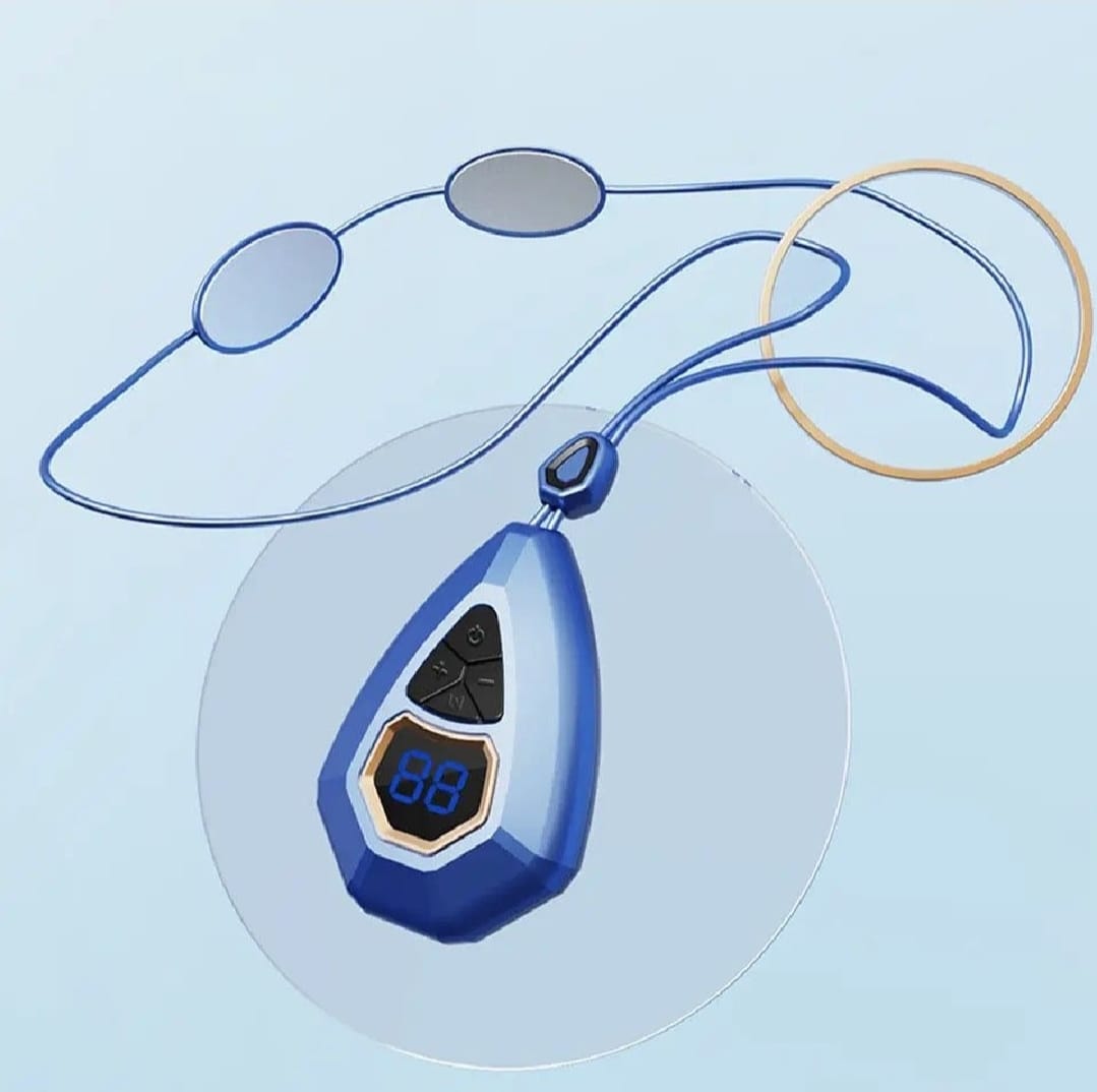 Smart EMS Neck Massager with Heating – Deep Tissue Cervical Pain Relief (Random Color) - Image 2