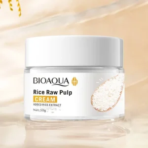 BIOAQUA Rice Raw Pulp Facial Cream – Moisturizing Face Cream 50g | Hydrating & Brightening Skin Care