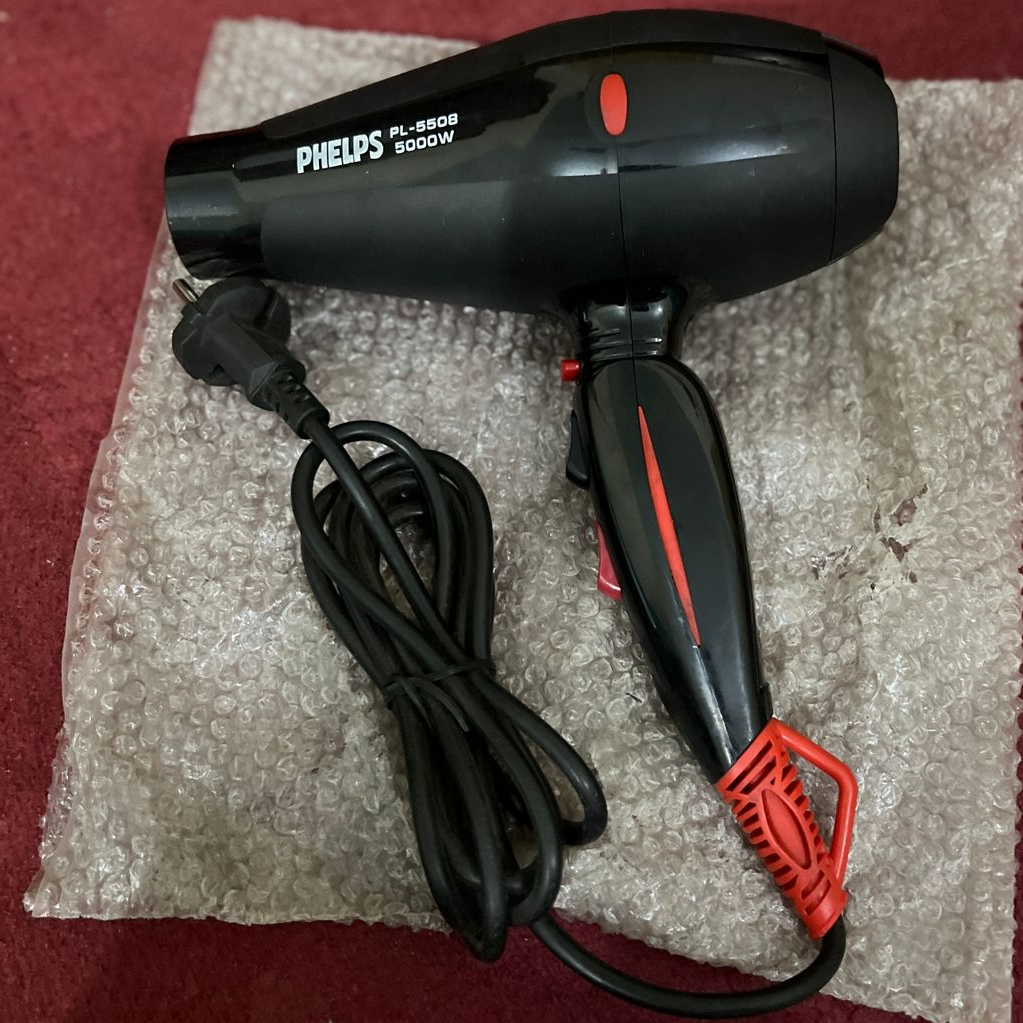 Phelps Hair Dryer PL 5508, Compact 1600W Dryer for Daily Styling, Lightweight - Image 2