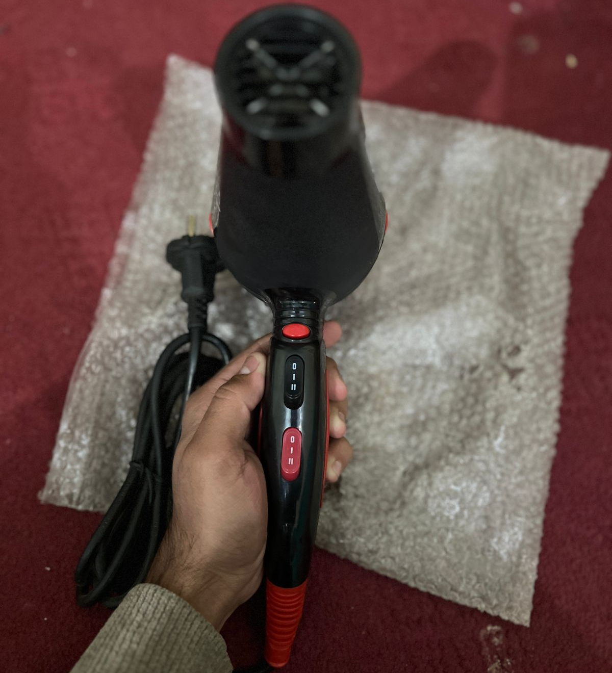 Phelps Hair Dryer PL 5508, Compact 1600W Dryer for Daily Styling, Lightweight - Image 3