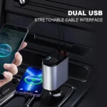 Super Fast Charging 4-in-1 Car Charger | PD Fast Charge | Type-C & USB Ports | Intelligent, Secure & Stylish Design