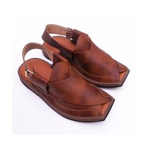 Peshawar HP Zalmi Chappal Double Sheet – Traditional Stylish, Durable & Comfortable Long-Lasting Footwear for Men (Size 10)
