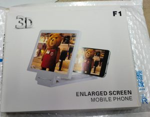 8 Inch 3D HD Mobile Phone Screen Magnifier Folding Video Amplifier Stand