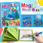 Magic Water Coloring Book with Reusable Pen for Kids