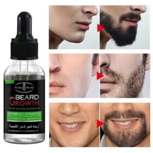 Aichun Beauty Organic Men Beard Growth Oil – 35ML Concave Naturals Beard Oil for Fuller, Softer & Healthier Beard