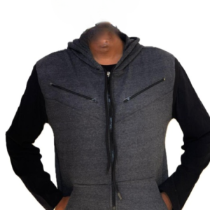 Men’s Casual Zip-Up Jaqueta Hoodie - Extra Large