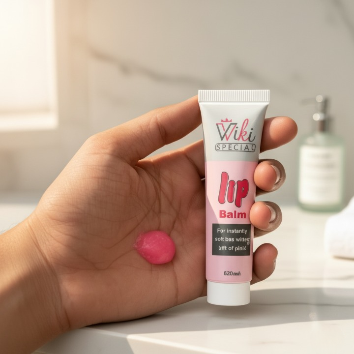 Wiki Special Natural Pink Lip Balm | Moisturizing & Hydrating Lip Care | Soft, Smooth & Naturally Pink Lips