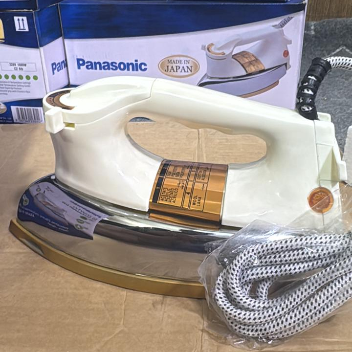 Panasonic Style Deluxe Automatic Electric Iron – Heavy Weight | Non-Stick Soleplate - Image 3