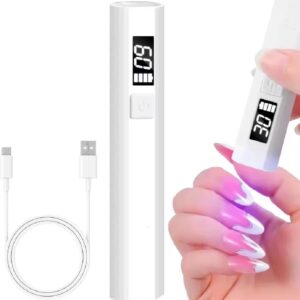 Mini USB Rechargeable UV/LED Nail Lamp – Handheld Flash Cure Dryer