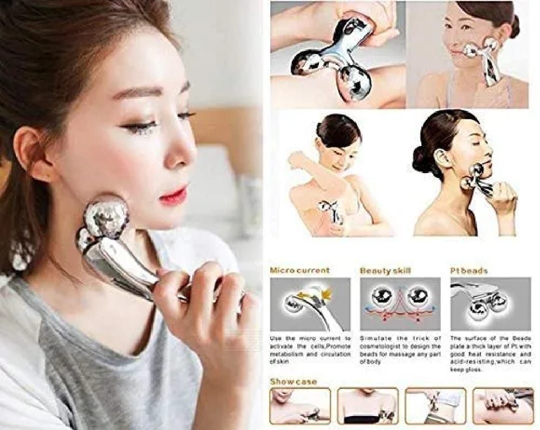 3D Face Massager Roller – Y Shape Facial Contouring Roller for Face Lift, Puffiness Reduction & Skin Tightening Tool - Image 5