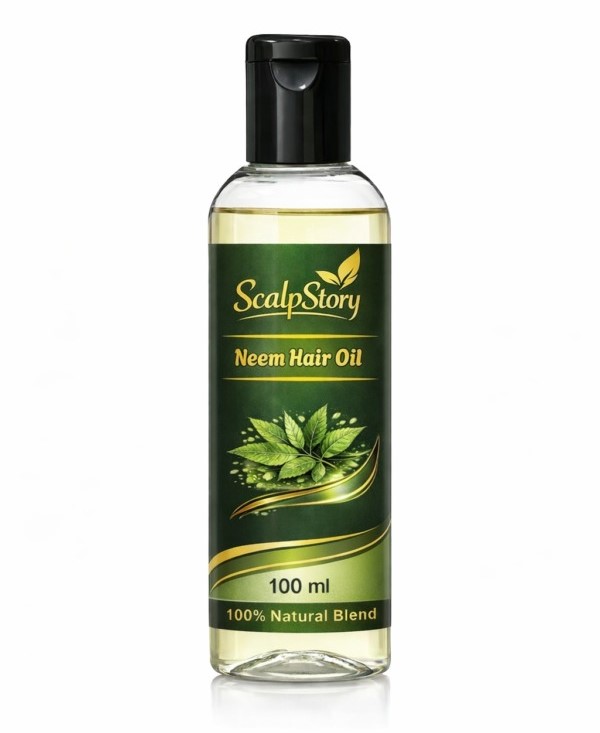 Neem Hair Oil 100ml – Herbal Anti-Dandruff Oil for Healthy Scalp, Strong Roots & Natural Shine - Image 2