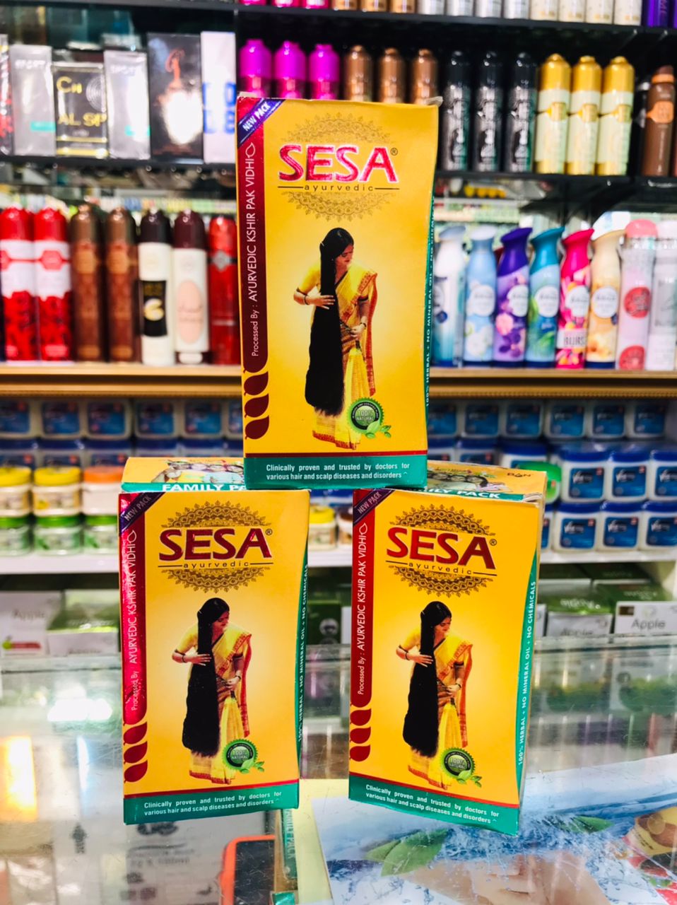 SESA Hair Oil 100ml | Anti-Dandruff & Anti-Lice Herbal Oil | Promotes Hair Growth, Scalp Care & Stress Relief | Made in India