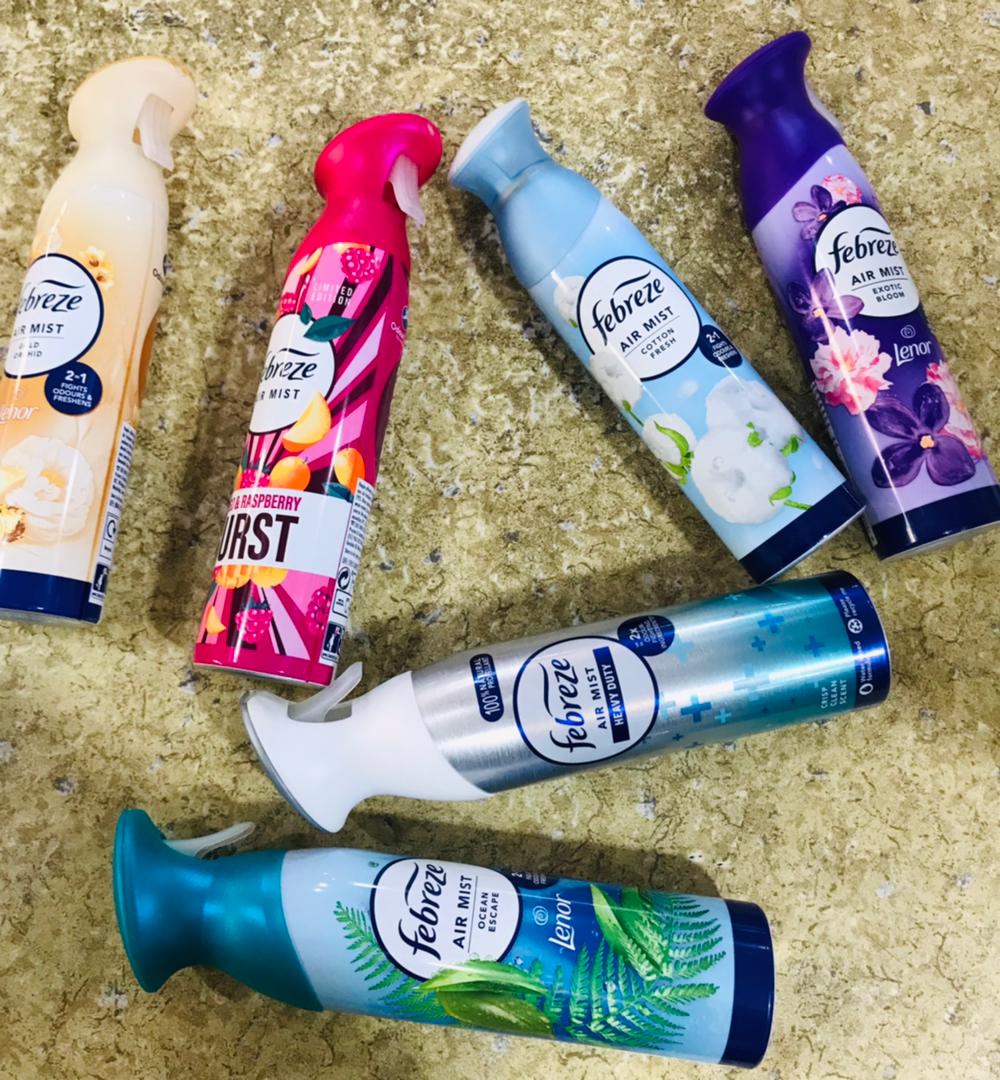 Febreze Air Freshener Spray 48Hr Long Lasting Fragrance | Air Mist Room Spray for Home, Office & Car (Random Color) - Image 2