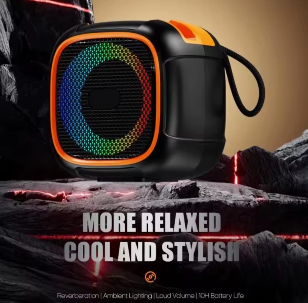 S11 Mini Portable Bluetooth Speaker with Phone Holder & RGB Lights | Wireless Speaker with Super Bass & 10-Hour Playtime | Compact Travel Speaker (Random Color) - Image 5