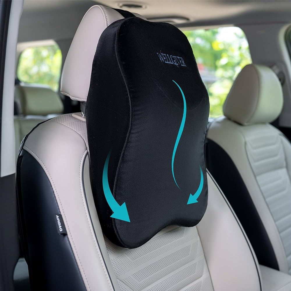 Universal Lumbar Support Cushion for Car | Ergonomic Back Support Pillow for Driving & Office | Memory Foam Comfort Cushion - Image 5