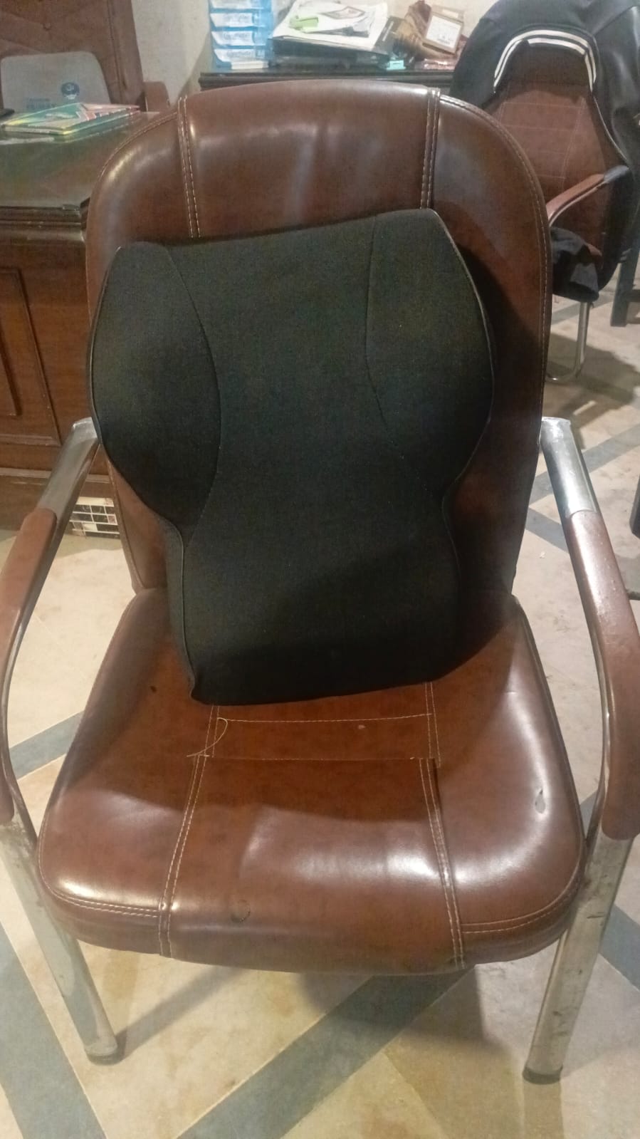 Car Neck Pillow & Lumbar Support Cushion | Memory Foam Back Rest for Seat Comfort | Ergonomic Support for Driving & Office Use - Image 2