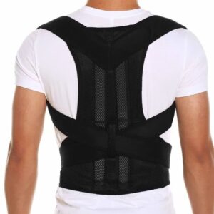 Adjustable Magnetic Posture Corrector Back Brace Support Belt for Upper Back Pain Relief