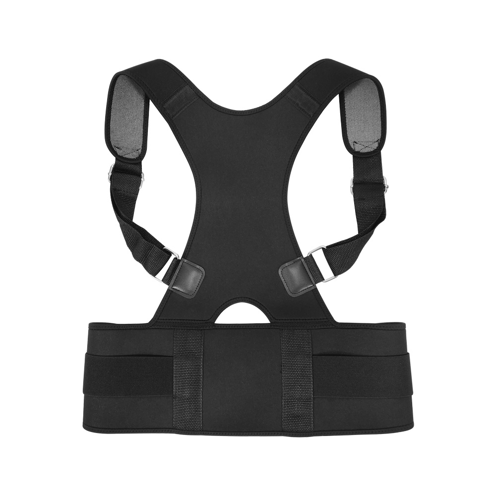 Adjustable Magnetic Posture Corrector Back Brace Support Belt for Upper Back Pain Relief - Image 2